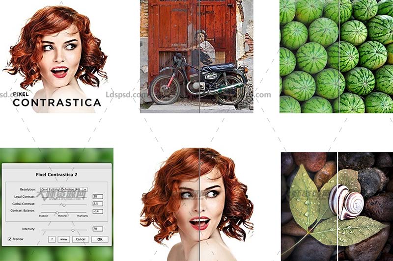 Fixel Contrastica 2 PS,PS拓展面板－增强对比